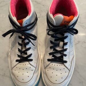 CHANEL High Top Sneakers White